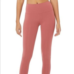 High waist Airbrush Leggings Rosewood